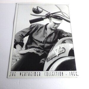 A Wertheimer Collection Of The King on a Harley Davidson Motorcycle 1956
